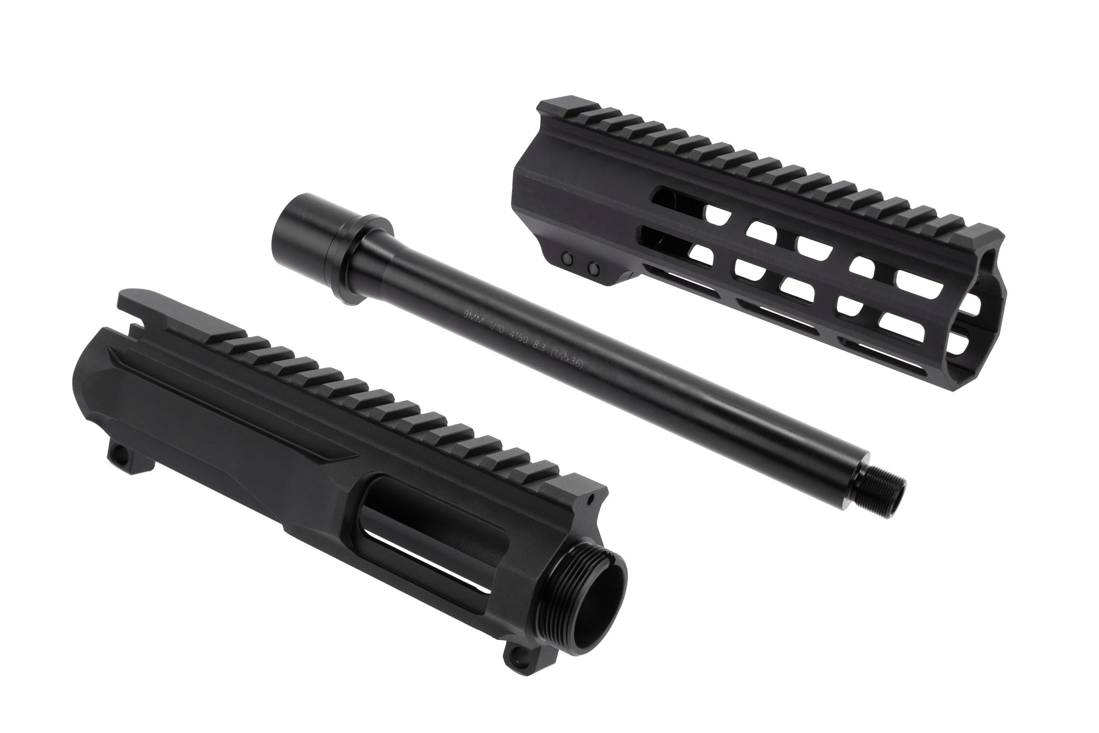 Expo Arms 9MM Barreled Upper Builder Kit - No BCG - 8.3"